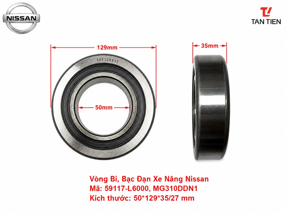 Bi Càng Xe Nâng Nissan 59117-L6000